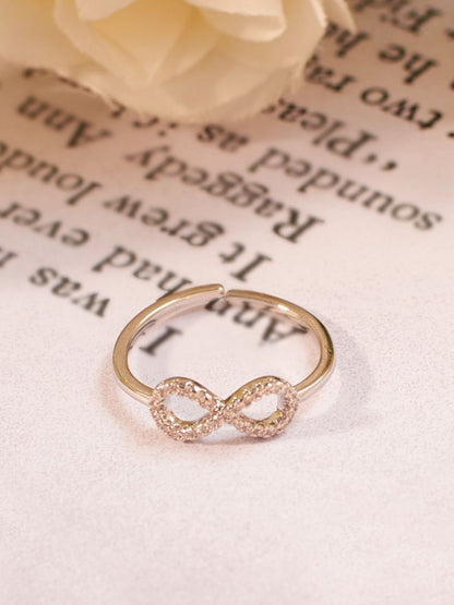 SALTY Pack of 2 Women Beyond Infinity Silver Ring