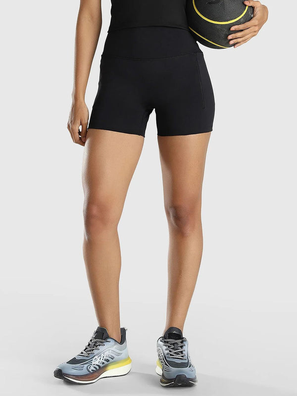 Women Slim Fit High-Rise Biker Shorts