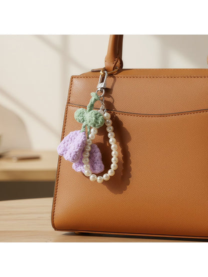 SALTY Bloom Knit Pearl Bag Charm
