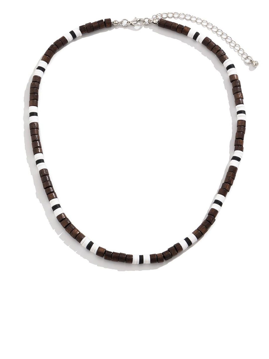 Women Silver-Plated Enamelled Necklace