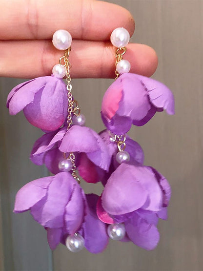 Floral Drop Earrings
