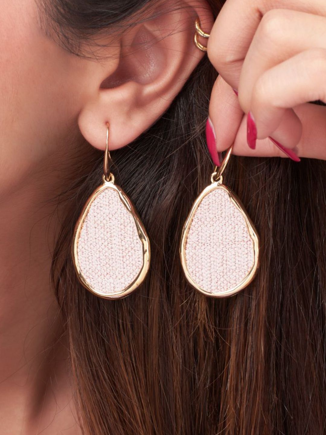 SALTY Set Of 2 Gold-Plated Drop & Hoop Earrings