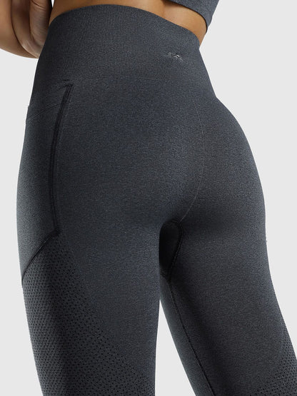 Women Seamless Ankle Length Gym Tights
