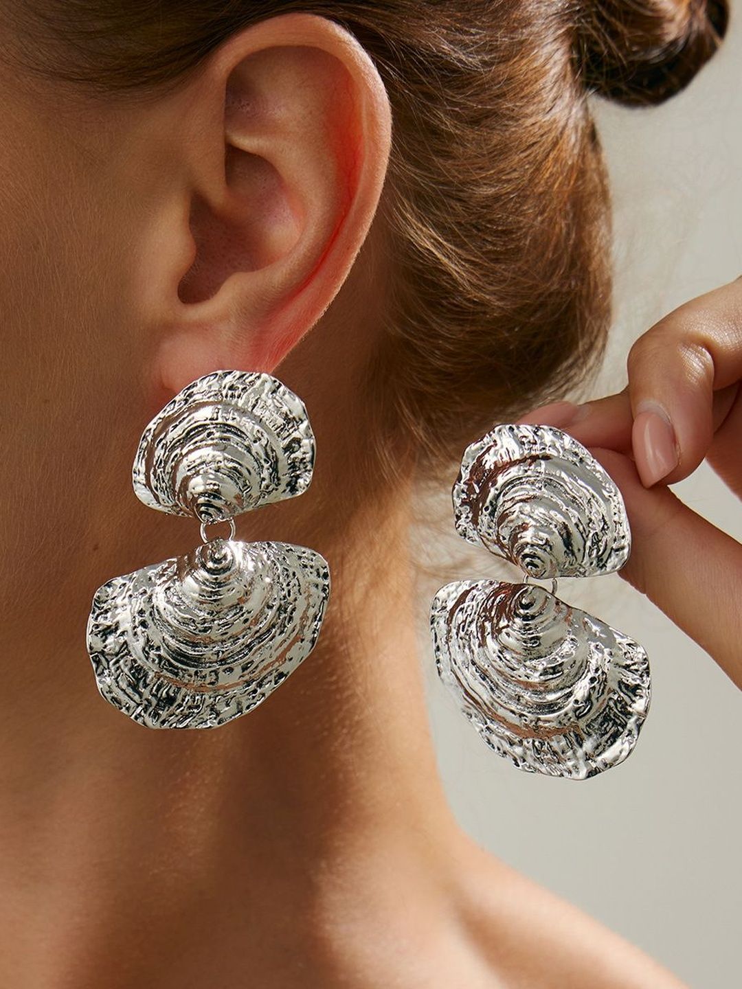 Oval Drop Earrings