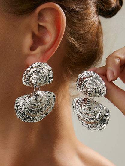 Oval Drop Earrings