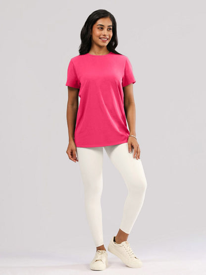 Women Round Neck Last Tee - Boyfriend
