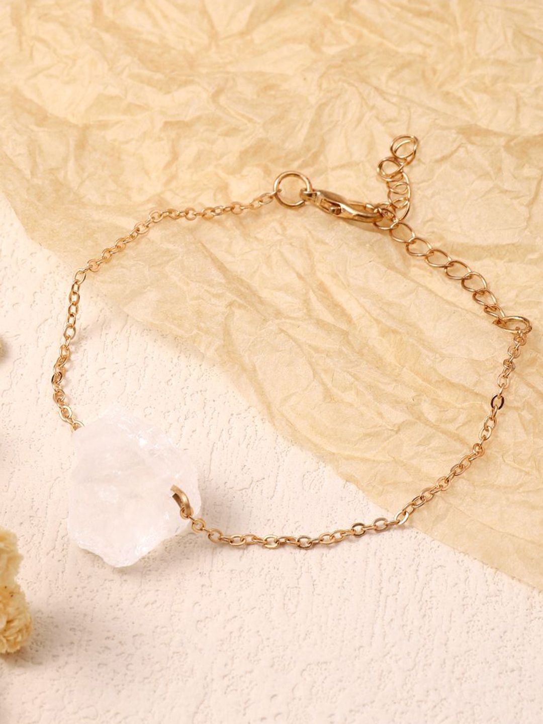 SALTY Set Of 2 Stone Of Feminine Charm Bracelets