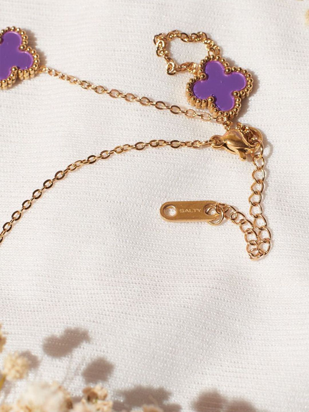 SALTY Pack of 2 Women 1920s Lucky Irish Bracelet