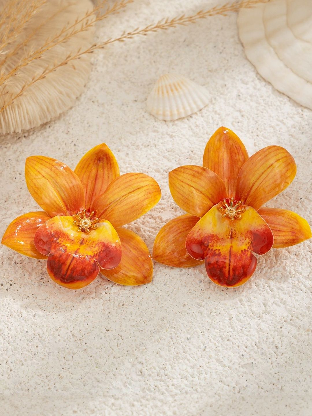 Women Floral Studs Earrings