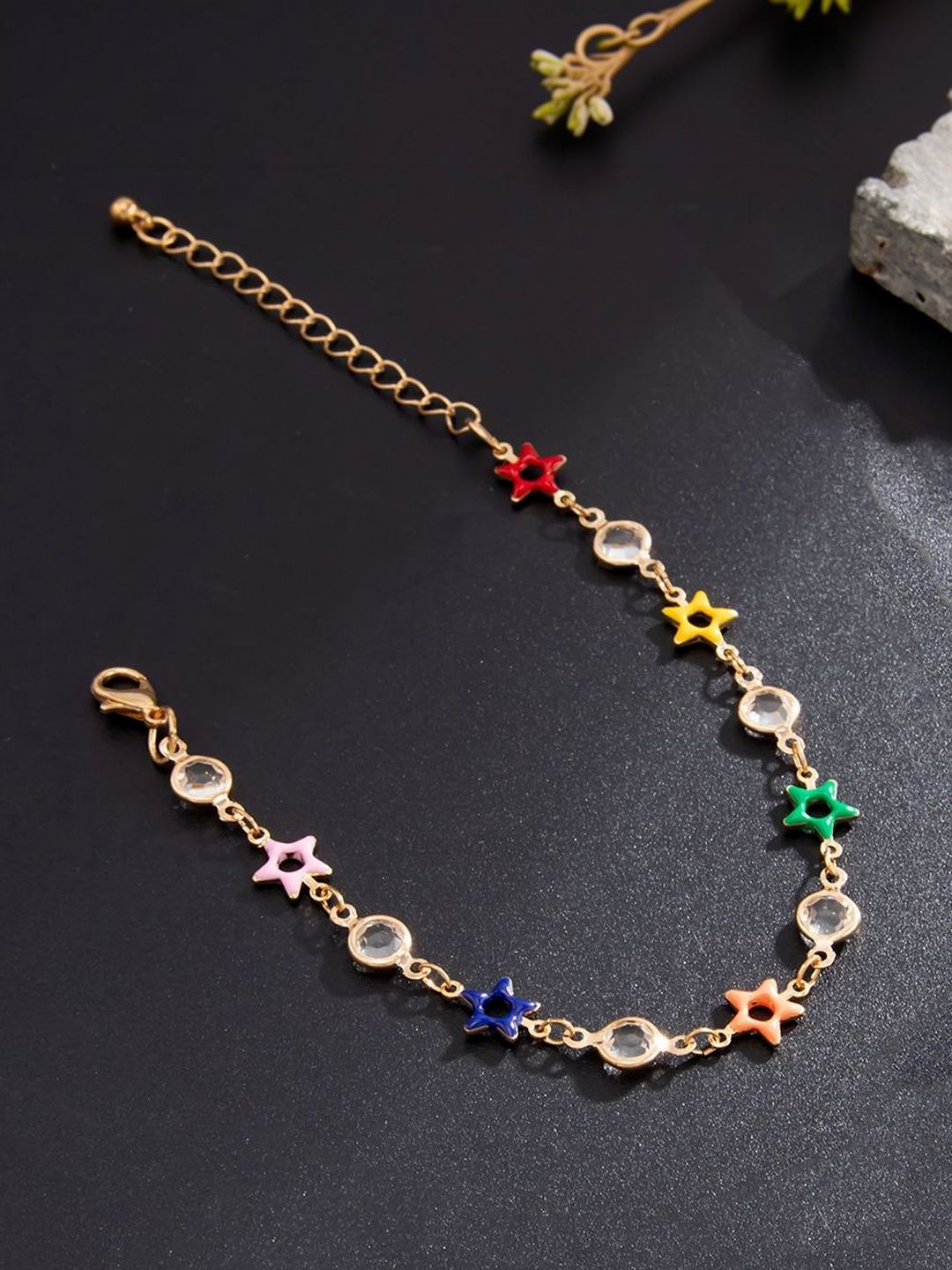 Men Gold-Plated Multistrand Bracelet