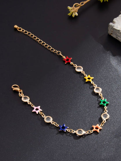 Men Gold-Plated Multistrand Bracelet