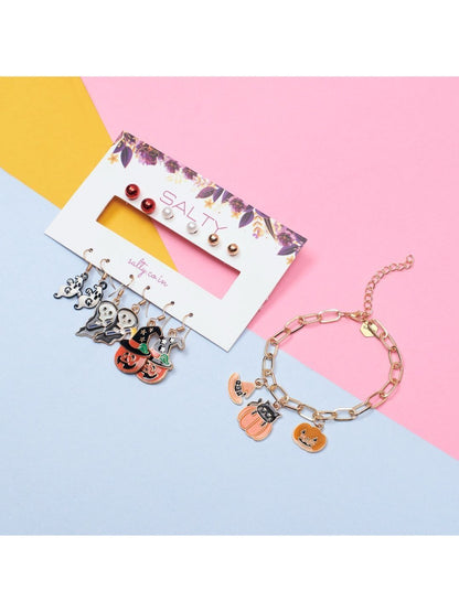 SALTY Set Of 6 Nevermore Nights Earrings & Bracelet Jewellery Set