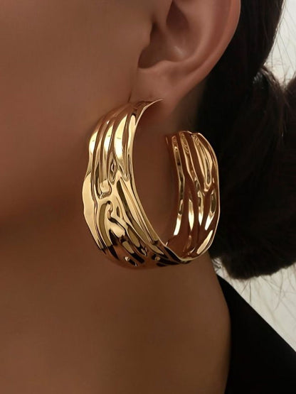 Circular Hoop Earrings