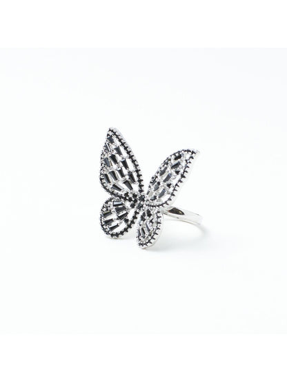 SALTY Lunar Butterfly Bliss Stylish Adjustable Finger Ring