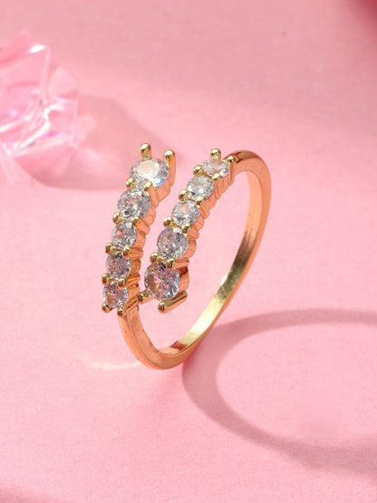 SALTY Pack of 2 Women Radiant Stone Statement Ring