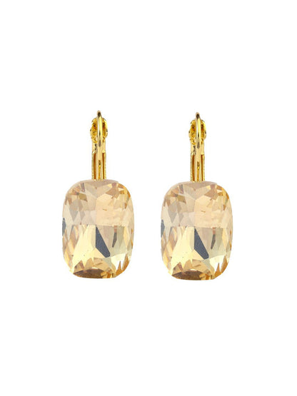 SALTY Gem Stone Studded Contemporary Celestial Drop Earrings