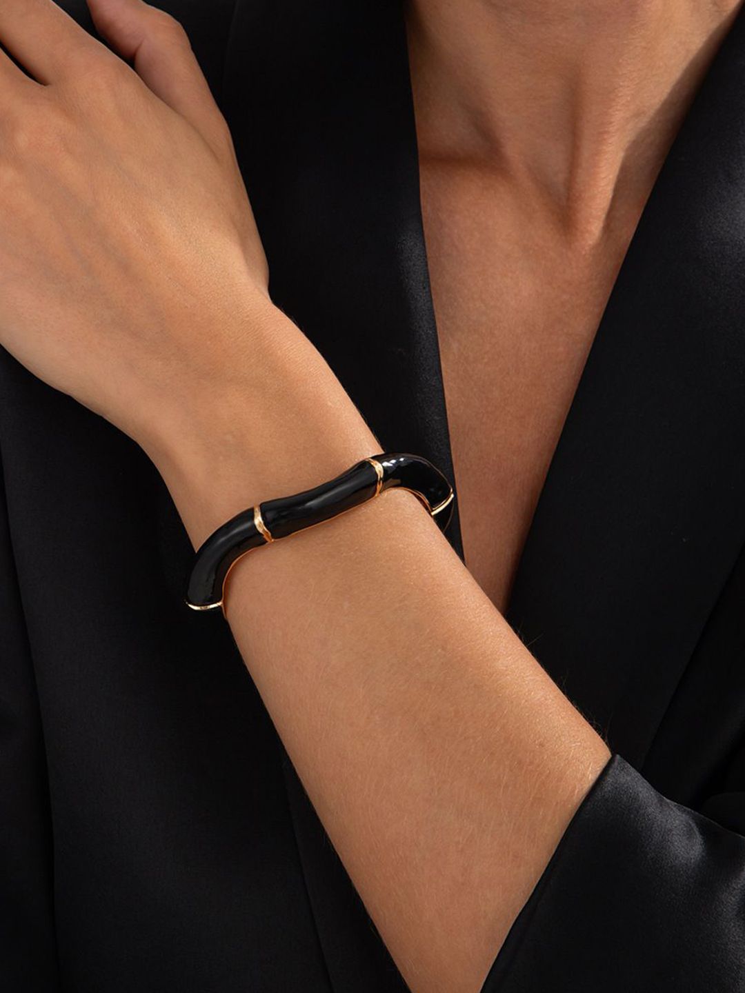 Gold-Plated Kada Bracelet