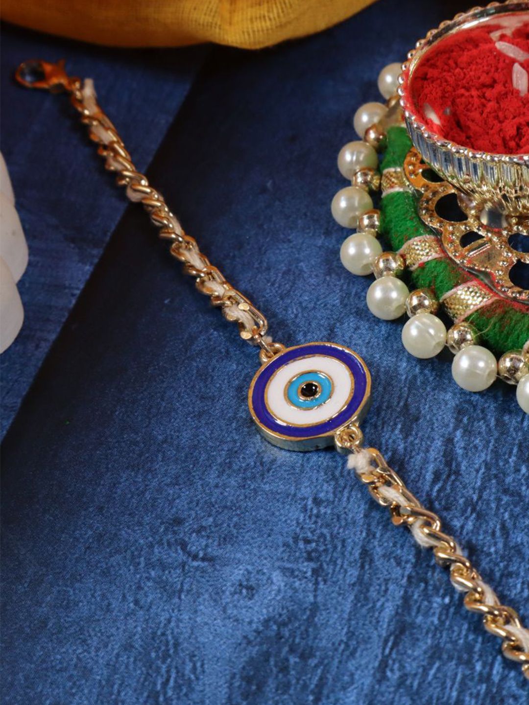 SALTY Pack of 2 Women Suraksha Painted Rakhi