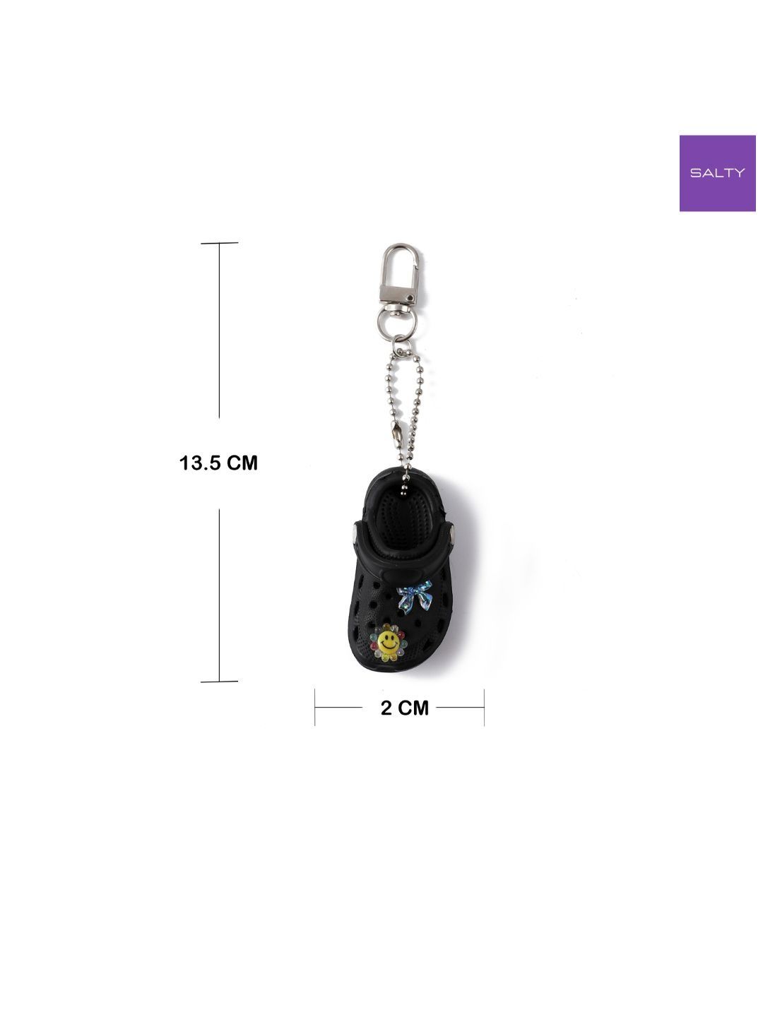 SALTY Black Mini Crocs Charms