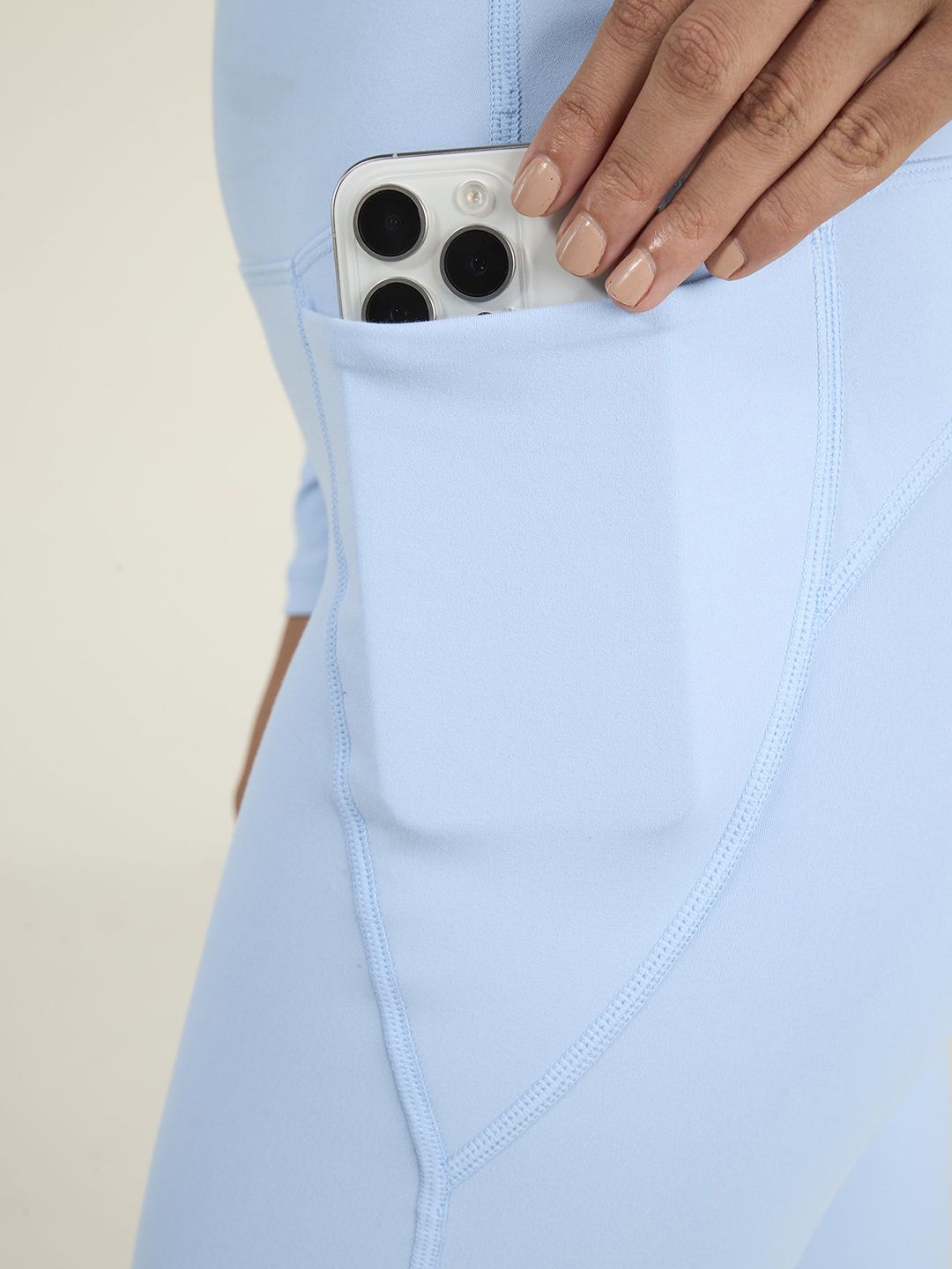 Ice Blue Petite Sculpt Bootcut Leggings