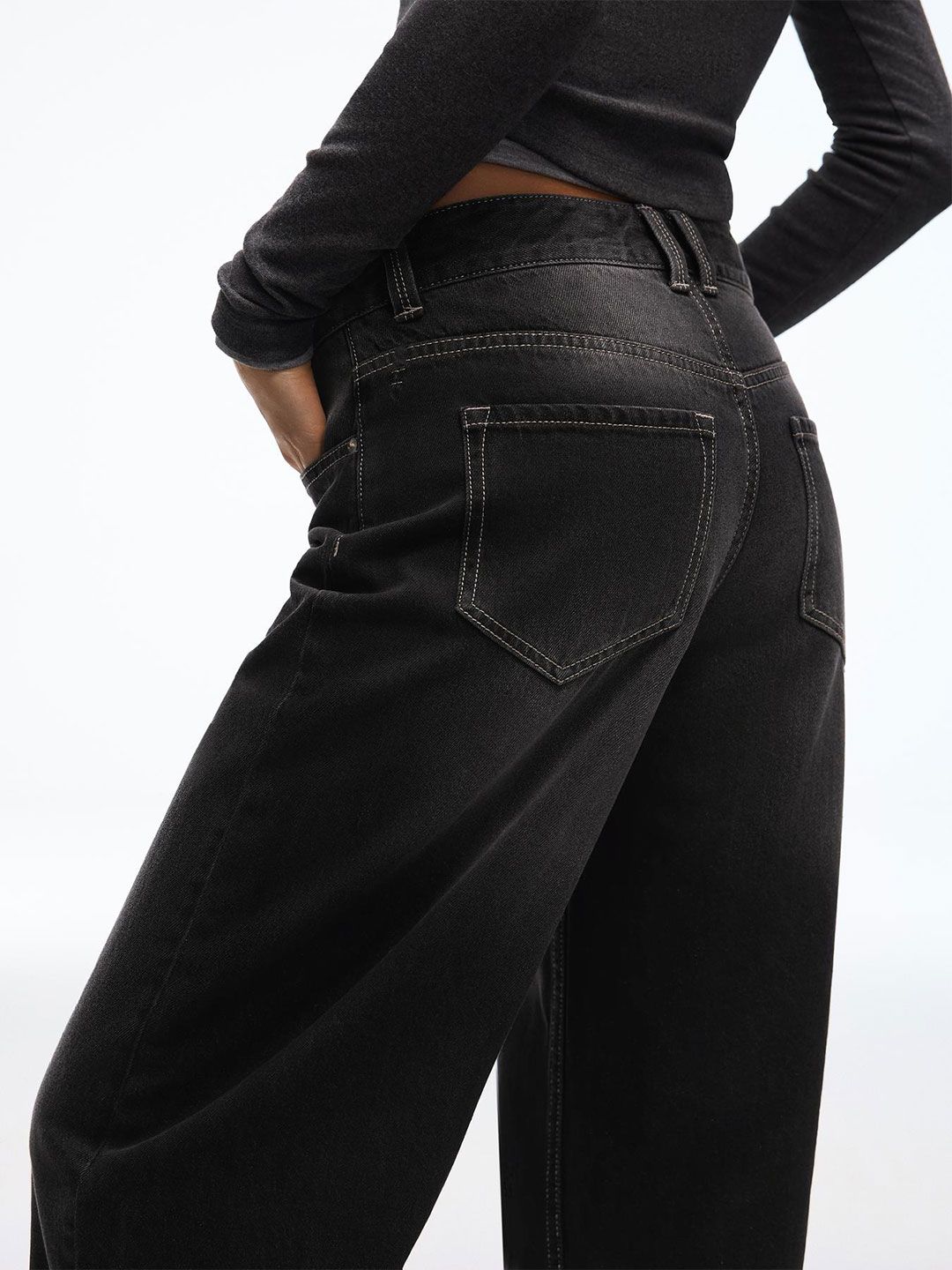 Women Baggy barrel jeans