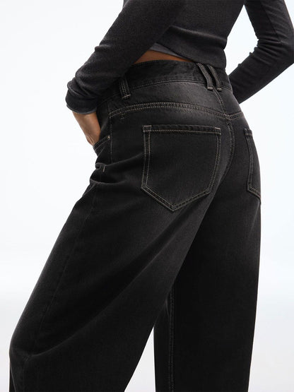 Women Baggy barrel jeans