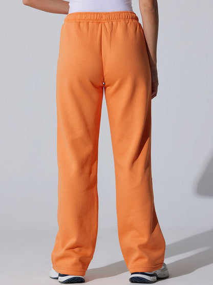 Orange Dual Slit Adapt Joggers