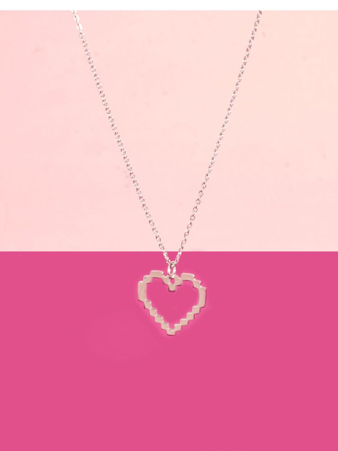 SALTY Dreamy Heart Silver Pendant With Chain