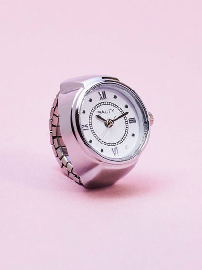 SALTY Set Of 2 Girl Boss Watch Finger Rings