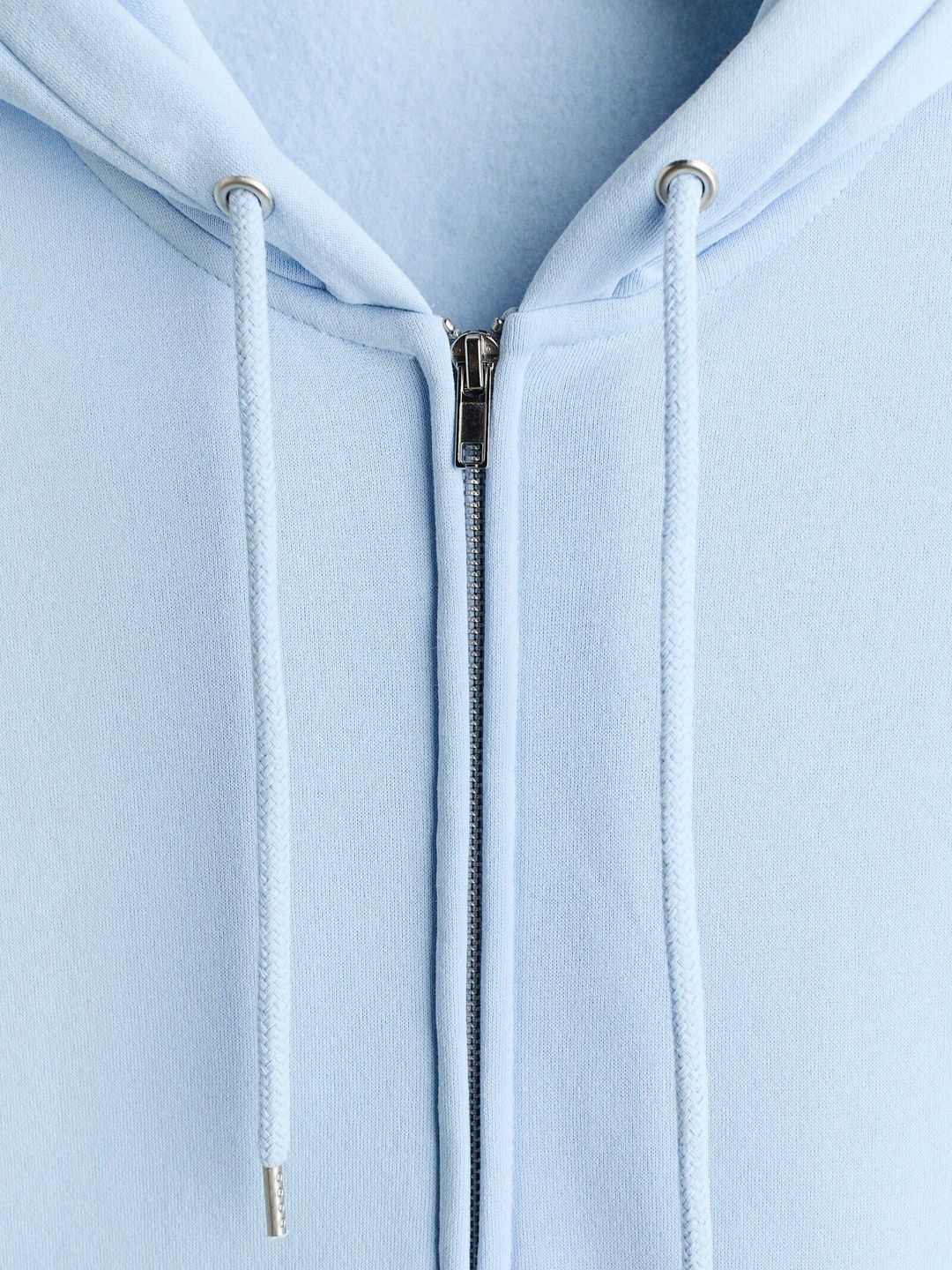 Loose Fit Zip-Through Hoodie