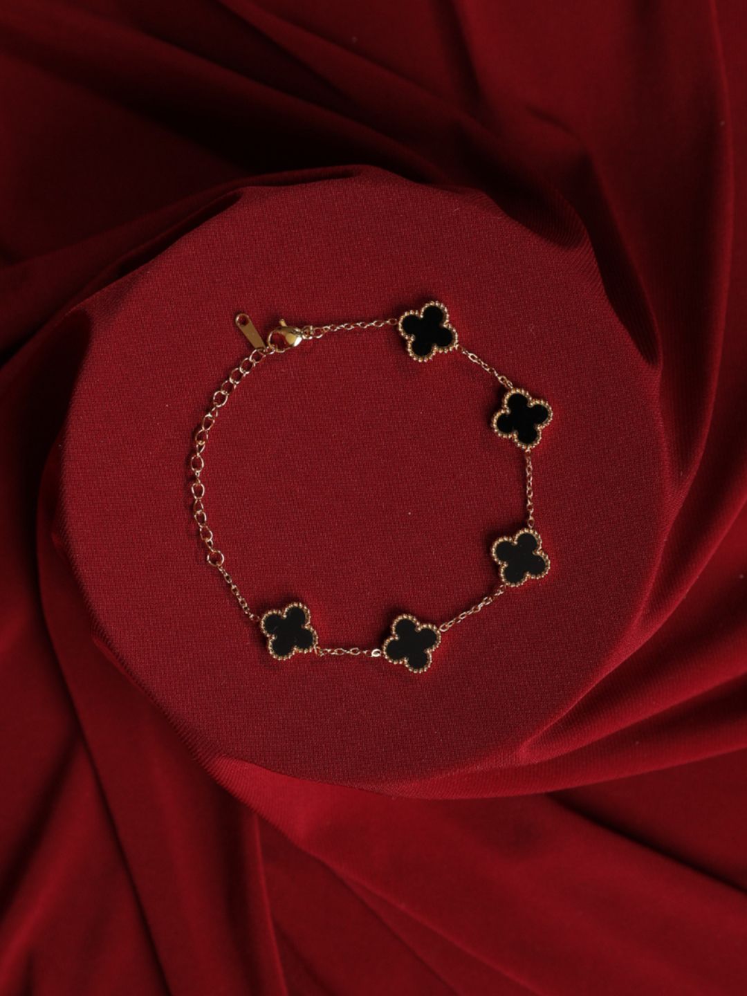 SALTY Moorish Clover Adjustable Bracelet for Women & Girls Everyday Wear