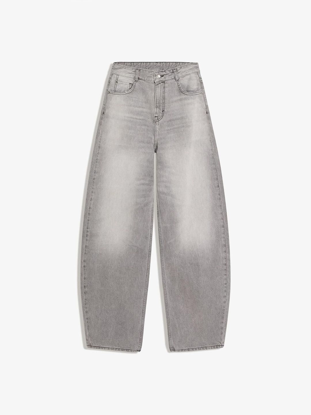 Women High-waist barrel jeans