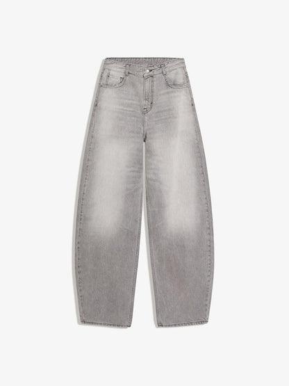 Women High-waist barrel jeans