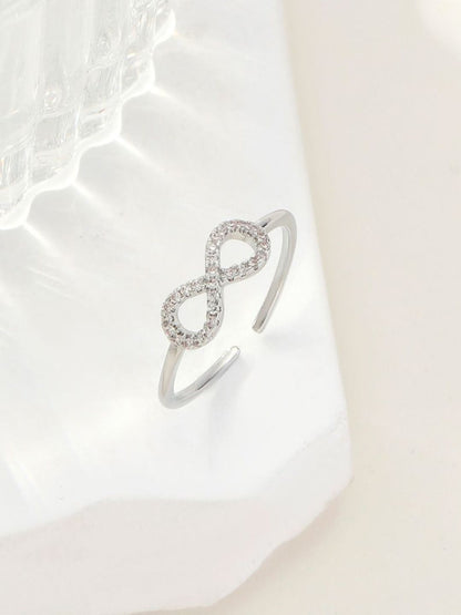 SALTY Pack of 2 Women Beyond Infinity Silver Ring