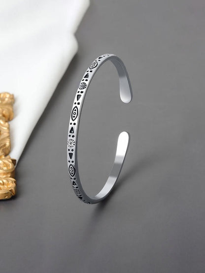 SALTY Women Stainless Steel Cuff Bracelet
