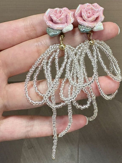 Floral Drop Earrings