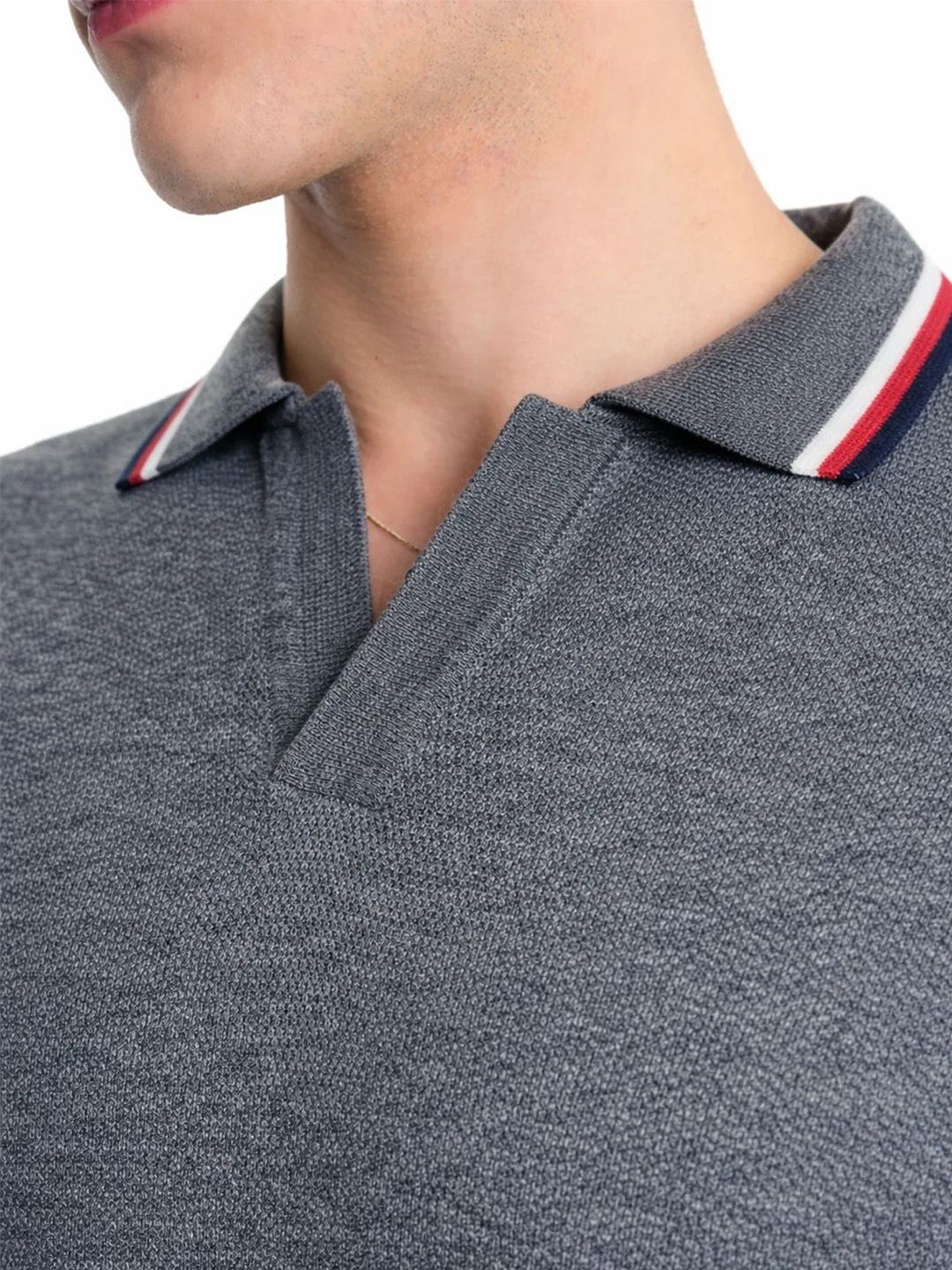 Men Polo Collar T-shirt
