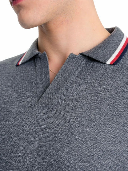 Men Polo Collar T-shirt