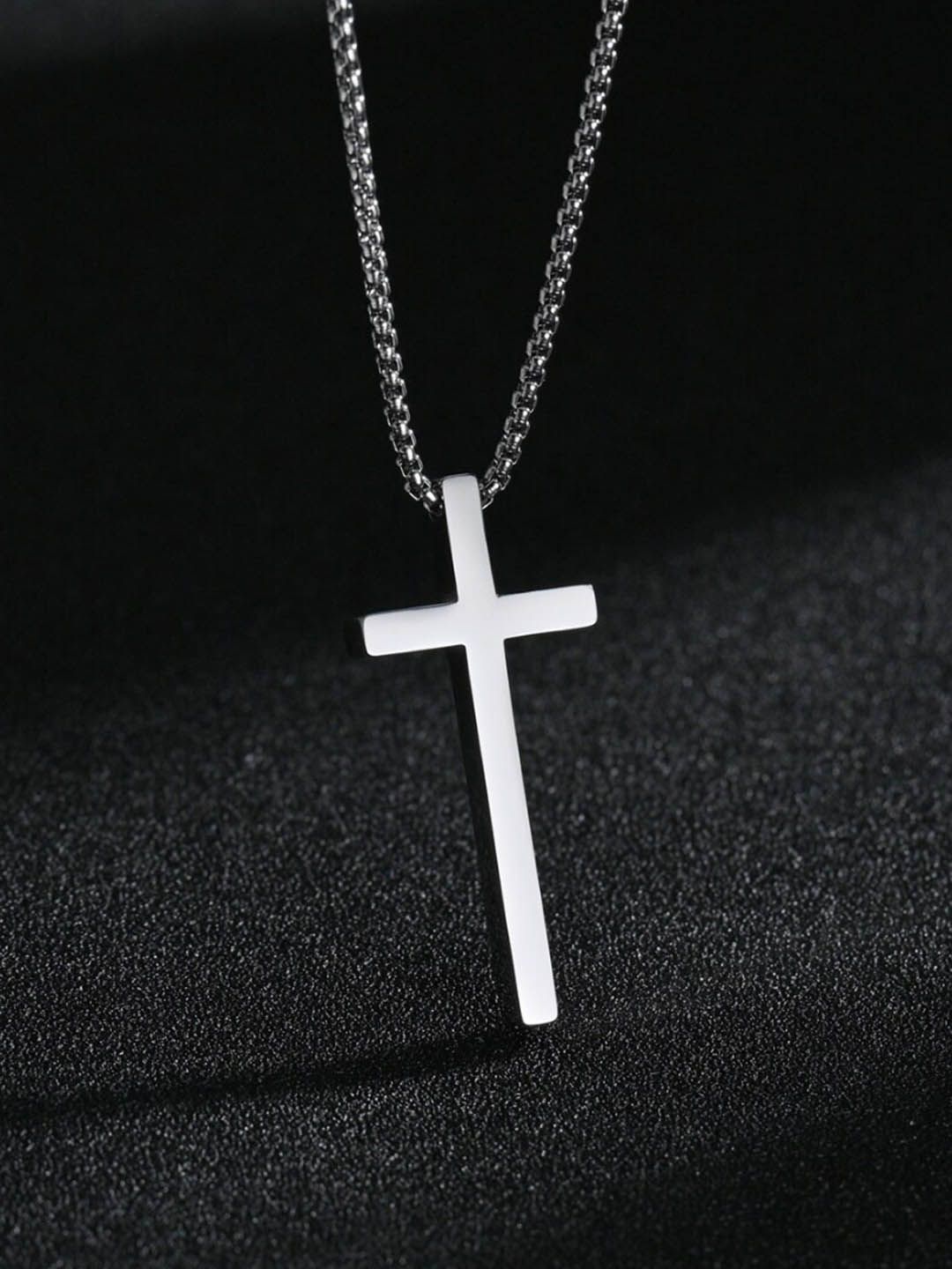 SALTY Stainless Steel Sacred Crossroads Pendant With Chain