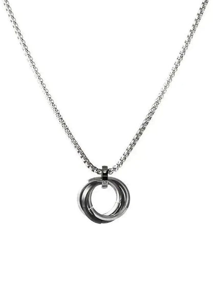 SALTY Stones Studded Rocky & Girl Boss Pendant Chain & Watch Ring Jewellery Set