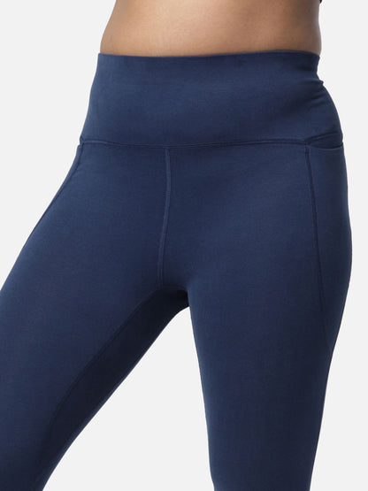 Women Lightweight and Breathable Ankle Length Groove-In Cotton Tights