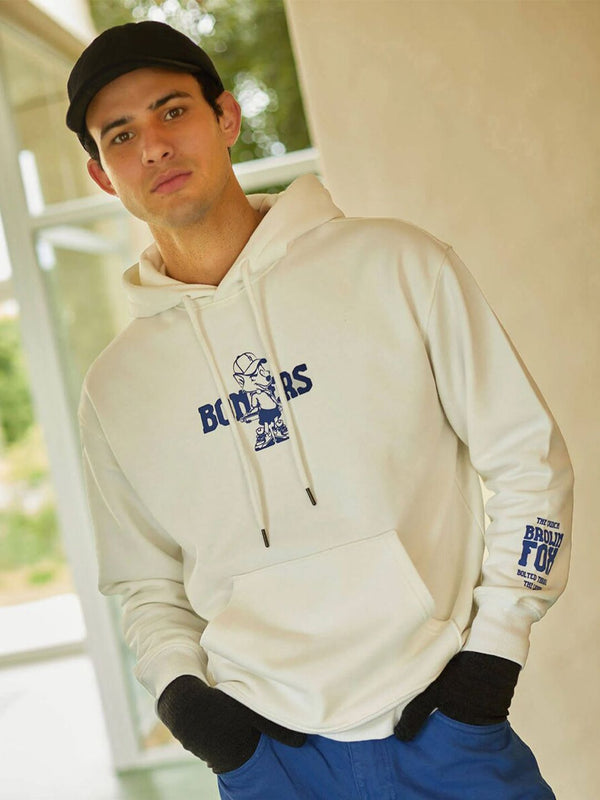 Brown Fox Printed Cotton Sweatshirt