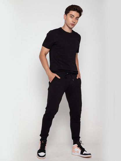 Black Cava Embossed T-Shirt