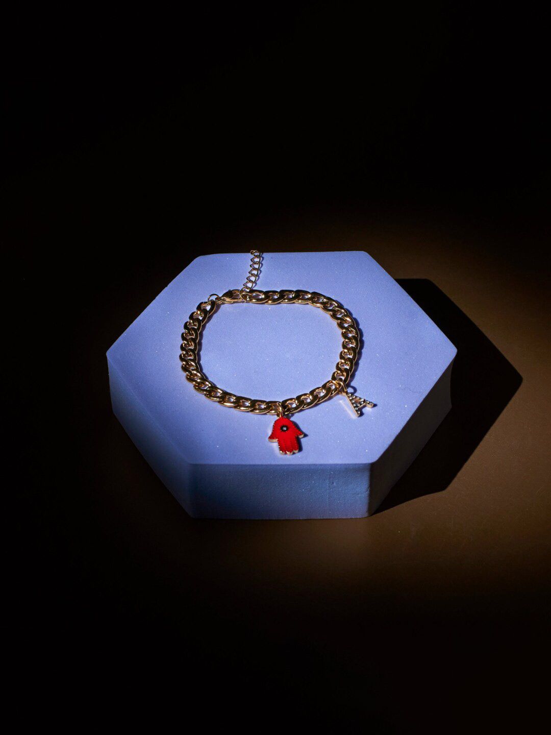 SALTY Women Gold-Plated Charm Bracelet