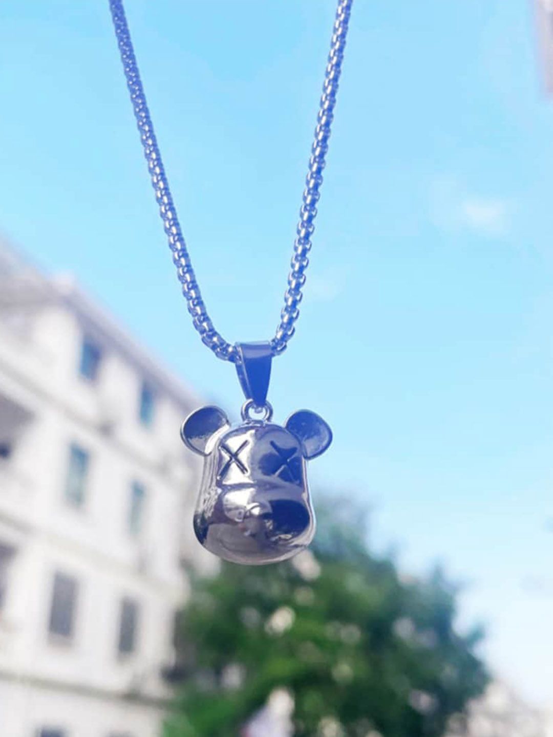 SALTY Men Stainless Steel Contemporary Pendants with Chains