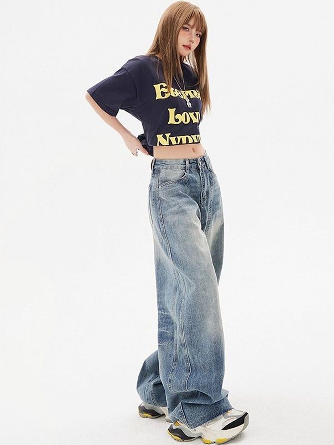 Women Flared Mid-Rise Light Fade Jeans