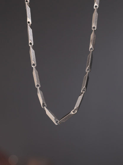 SALTY Men Stainless Steel Figaro Style Chain