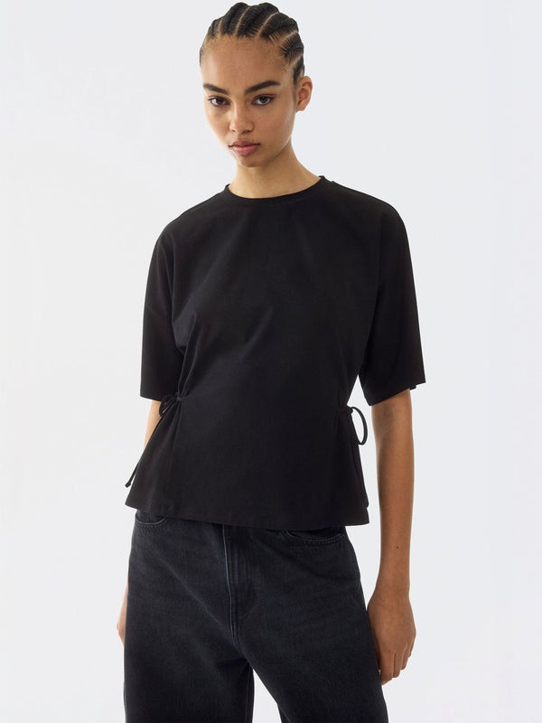 Tie-detail T-shirt