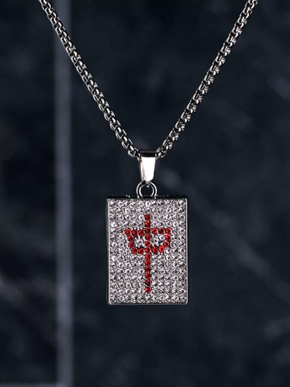 SALTY Square Pendants with Chains
