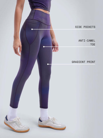 Midnight Gradient Women Sculpt Core Tights